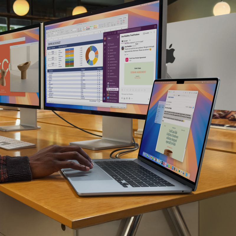 Apple MacBook Air 15" (M4, 10C CPU/10C GPU, 2025), 24 ГБ, 512 ГБ SSD, «полуночный черный»